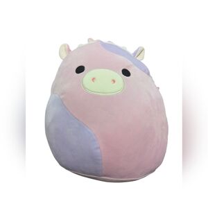 NWT - Squishmallows Easter Patty the Cow with Bunny Ears 11 Inch